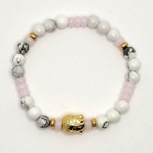Calming Bracelet * White Turquoise (Howlite)